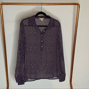 Sheet Banana Republic blouse